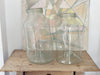 Two Large Antique Handblown Glass Jars