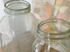 Two Large Antique Handblown Glass Jars