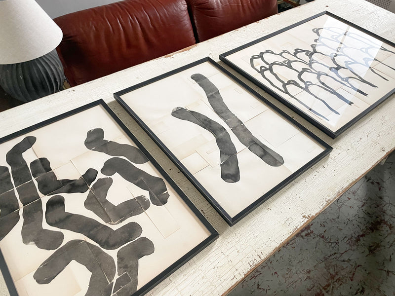 A Large Abstract Artwork by Lucy Naughton LN323-3