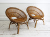 A Pair of 1950's Franco Albini Rattan Chairs