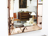A 1940's French Amber Double Framed Mirror