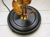 1950's Four Arm Gold Flower Floor Light with Glass Globes