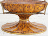 A 1970's Faux Tortoiseshell Italian Coffee Table with Glass Top