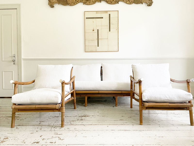 A 1950's Bamboo Sofa by John Wisner