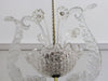 A 1950's Murano Glass Floral Pendant Light