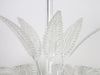 A dramatic 1970's draping leaf Murano glass chandelier