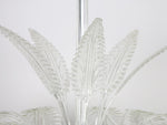 A dramatic 1970's draping leaf Murano glass chandelier