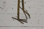 French 1970's Brass Ostrich Sculpture with Ostrich Egg