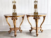 A Pair of 1920's Italian Gilt Wood Side Tables