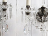 A Pair of Ornate Napoleon III French Crystal Wall Lights