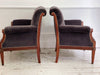 A Substantial Pair of George III Library Armchairs in the Manner of William Trotter