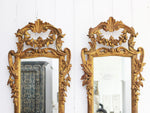 A Pair of 18th Century Italian Giltwood Mirrors
