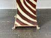 A Pair of 1950's Polychrome Zebra Table Lamps