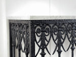 A Pair of 19th C French Wrought Iron Console Tables