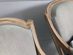 An Outstanding Pair of Louis XVI Style Napoleon III Marquise Armchairs