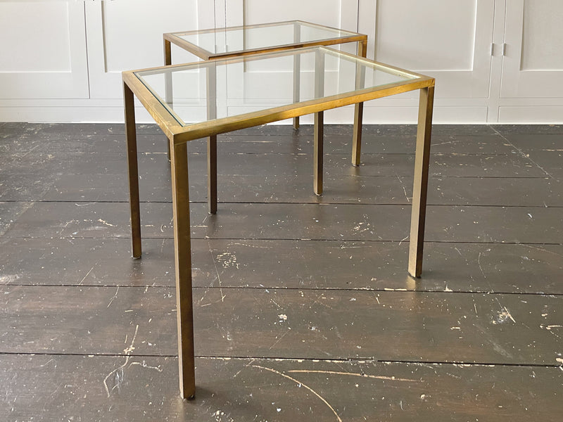 A Pair of 1970's Italian Tall Side Tables