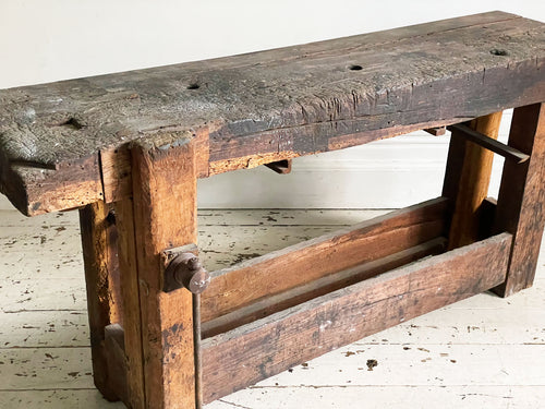 A Late 19th C Primitive Workbench
