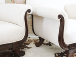 A Pair of Magnificent Antique Regency Style Armchairs