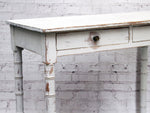 A 19th Century Painted White Two Drawer Side Table 