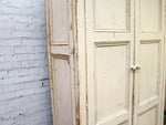 A Late 19th Century Painted Cotton Mill Linen Cupboard
