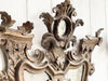 A Rare Set of Four 17th C Italian Giltwood Mirrors with Original Plates