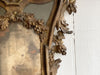 A Rare Set of Four 17th C Italian Giltwood Mirrors with Original Plates