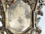 A Rare Set of Four 17th C Italian Giltwood Mirrors with Original Plates