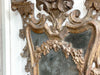 A Rare Set of Four 17th C Italian Giltwood Mirrors with Original Plates