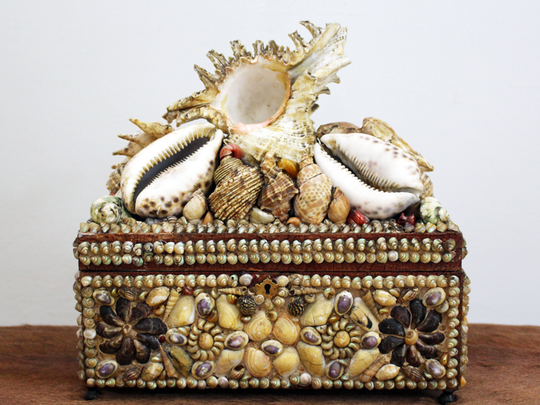A Napoleon III Shell Covered Jewellery Box – Streett Marburg