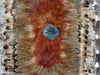 An Usual 1970's Feather Mosaique Wall Hanging