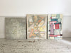 A 1970's Abstract Oil in Muted Tones on Canvas from Florence School of Art