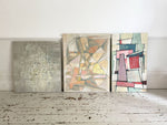 A 1970's Abstract Oil in Muted Tones on Canvas from Florence School of Art