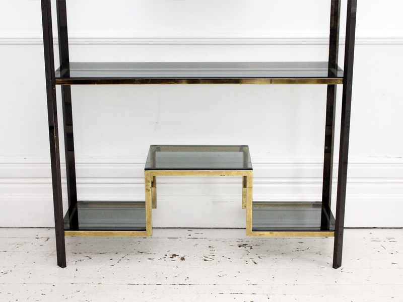 Jameson Antique Brass Etagere or Display Shelf – Interior Motives