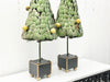 A Pair of 1950's Italian Polychrome Metal Lemon Trees