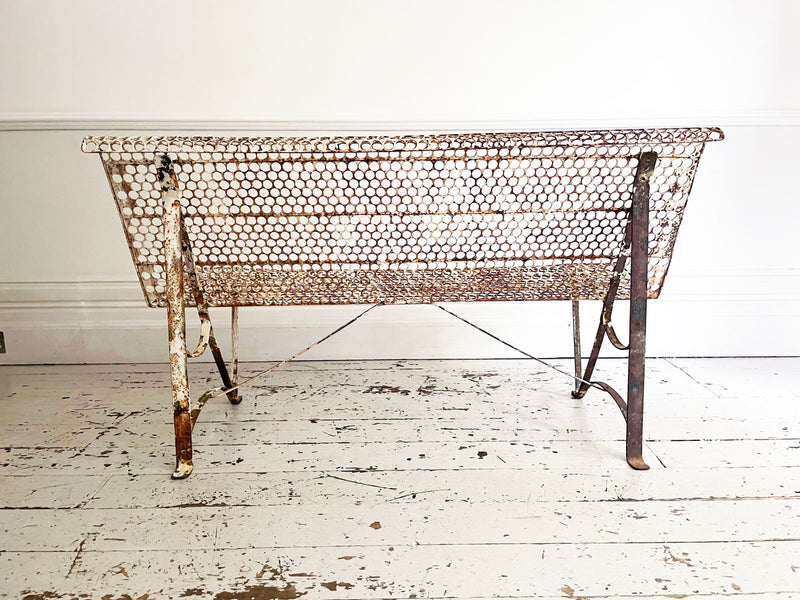 A 1950's French Painted Bench by René Malaval