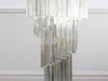 A 1970's Murano Glass Spiral Chandelier by Venini