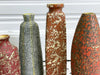 Four Textured 1970's Hungarian Ceramic Vases