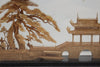 A Vintage Cork Sculpture of a Japanese Landscape