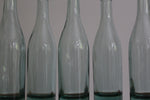 Vintage French Green Glass Brasserie Bottles