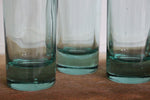 Vintage French Green Glass Brasserie Bottles