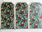A Rare Set of Three Very Large Embossed Leather Panels in the Manner of William Morris