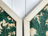 A Rare Set of Three Very Large Embossed Leather Panels in the Manner of William Morris