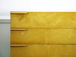 A blonde, satin birch 1960's chest of drawers