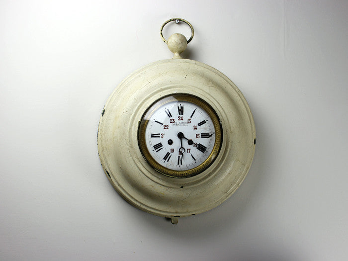 A French 1920's Railway Wall Clock by Garnier