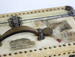 A Large Vellum Trunk with Studwork