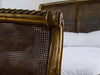 French Louis XVI Style Gilt Wood Double Bed