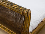 French Louis XVI Style Gilt Wood Double Bed